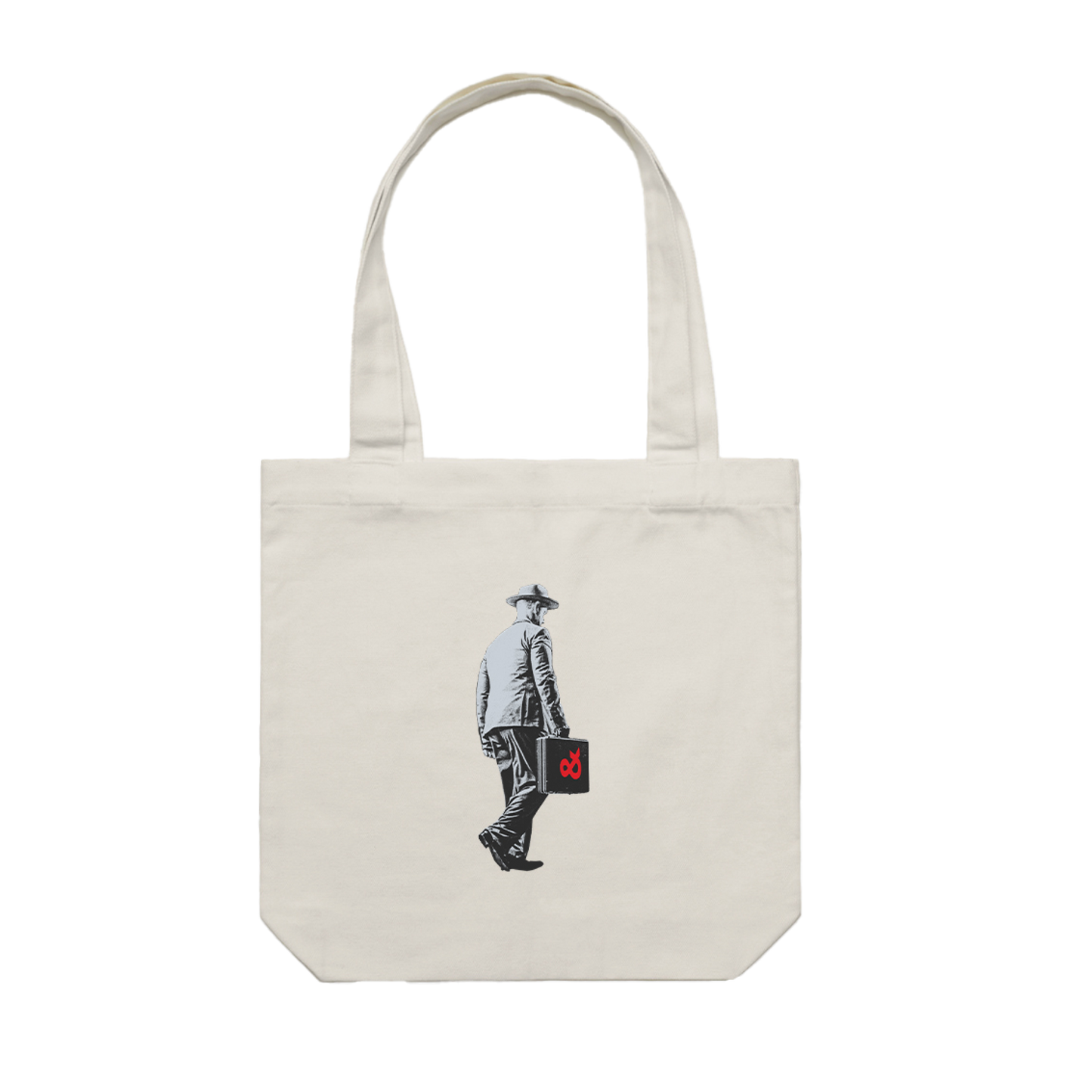 Walking Man Tote Bag