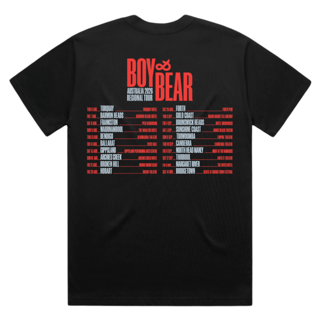 Tripping Over Time T-shirt - Black