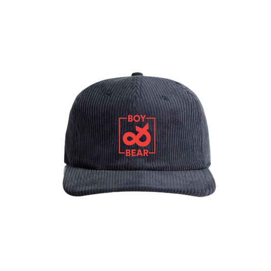 Ampersand Corduroy Cap - Petrol Blue