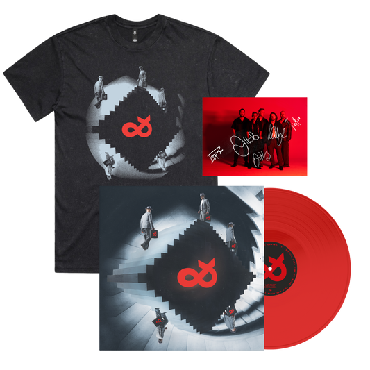 Tripping Red Vinyl + Tripping Tee + Signed Photo