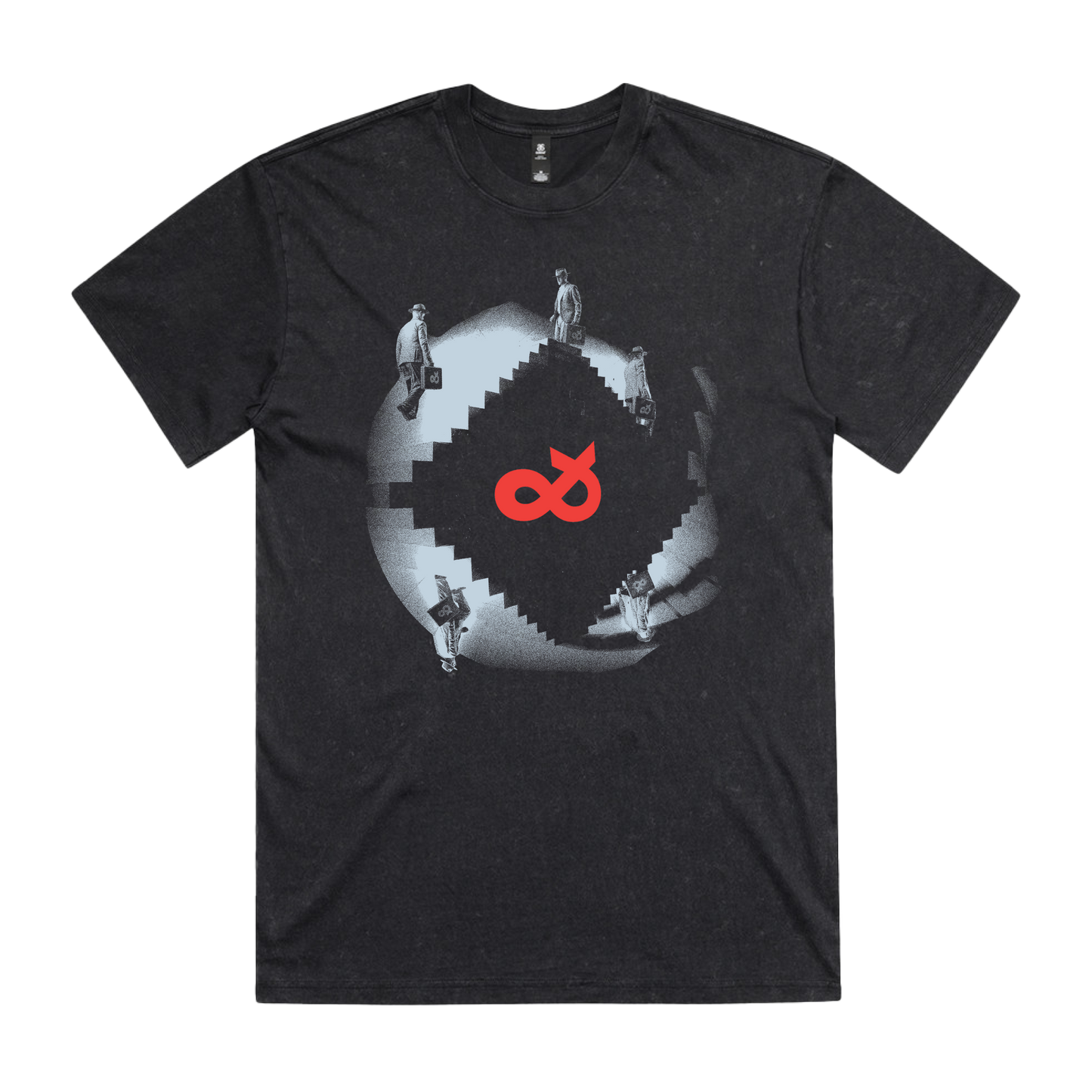 Tripping Over Time T-shirt - Black