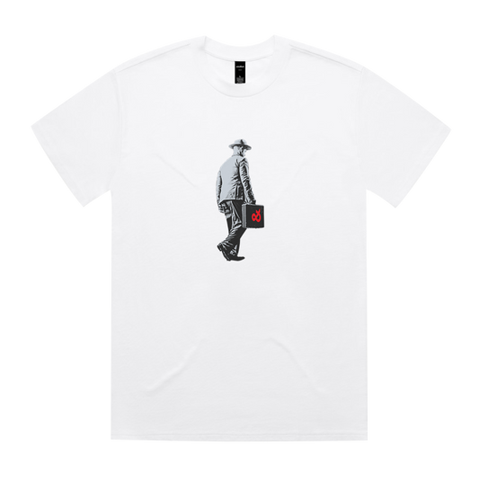 Walking Man T-shirt - White