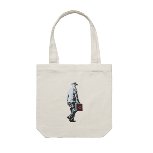 Walking Man Tote Bag