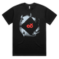 Tripping Over Time T-shirt - Black