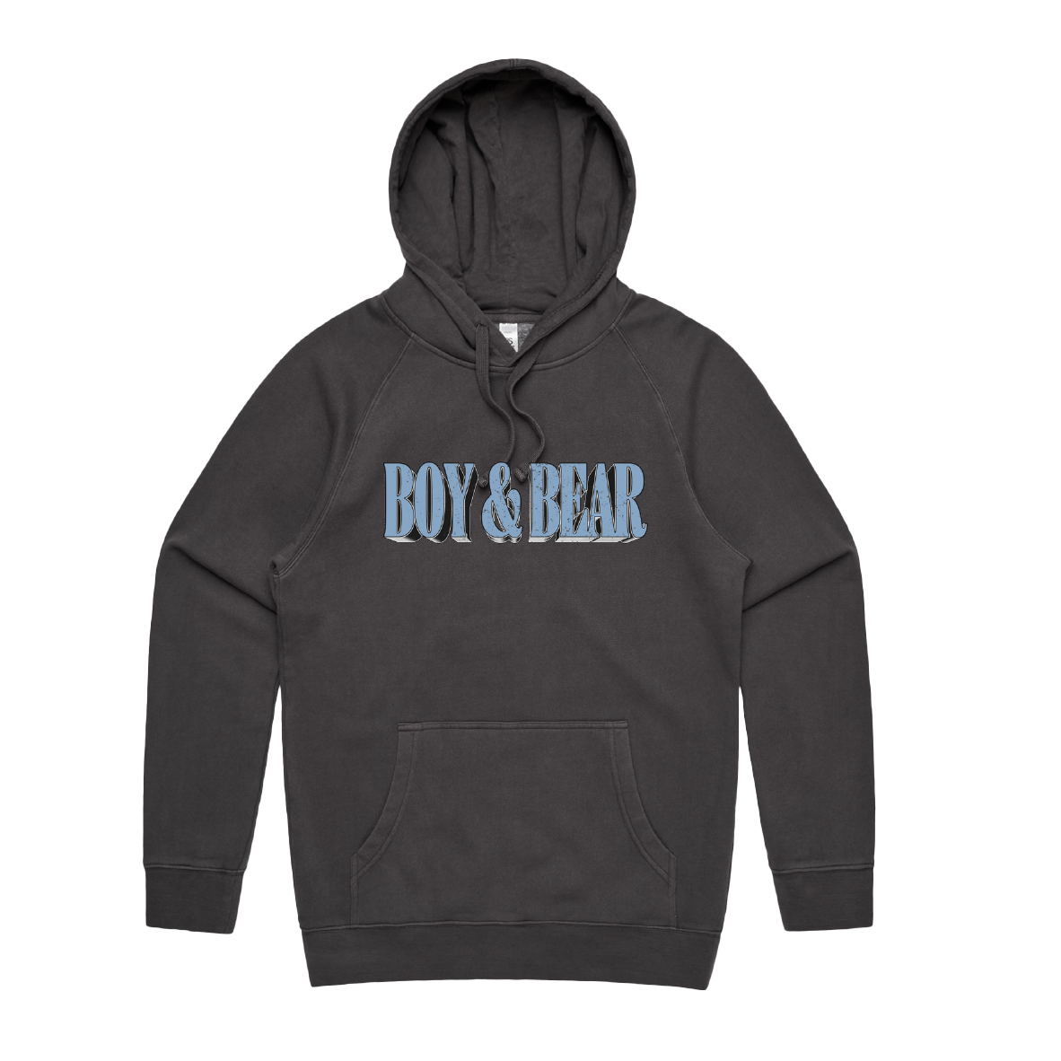 Logo Faded Pullover Hoodie